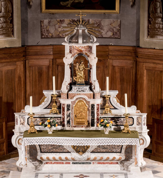 Visuel 1/1 : Maître-autel de l'église paroissiale Saint-Marcel