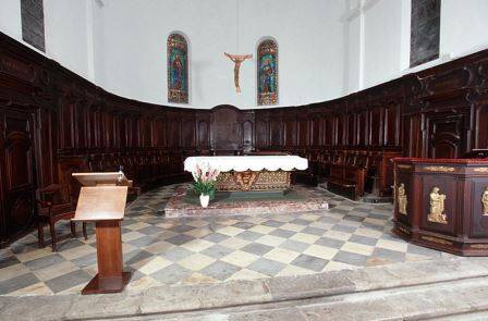Visuel 2/3 : Maître-autel et stalles du choeur - église Notre-Dame-de-Nazareth
